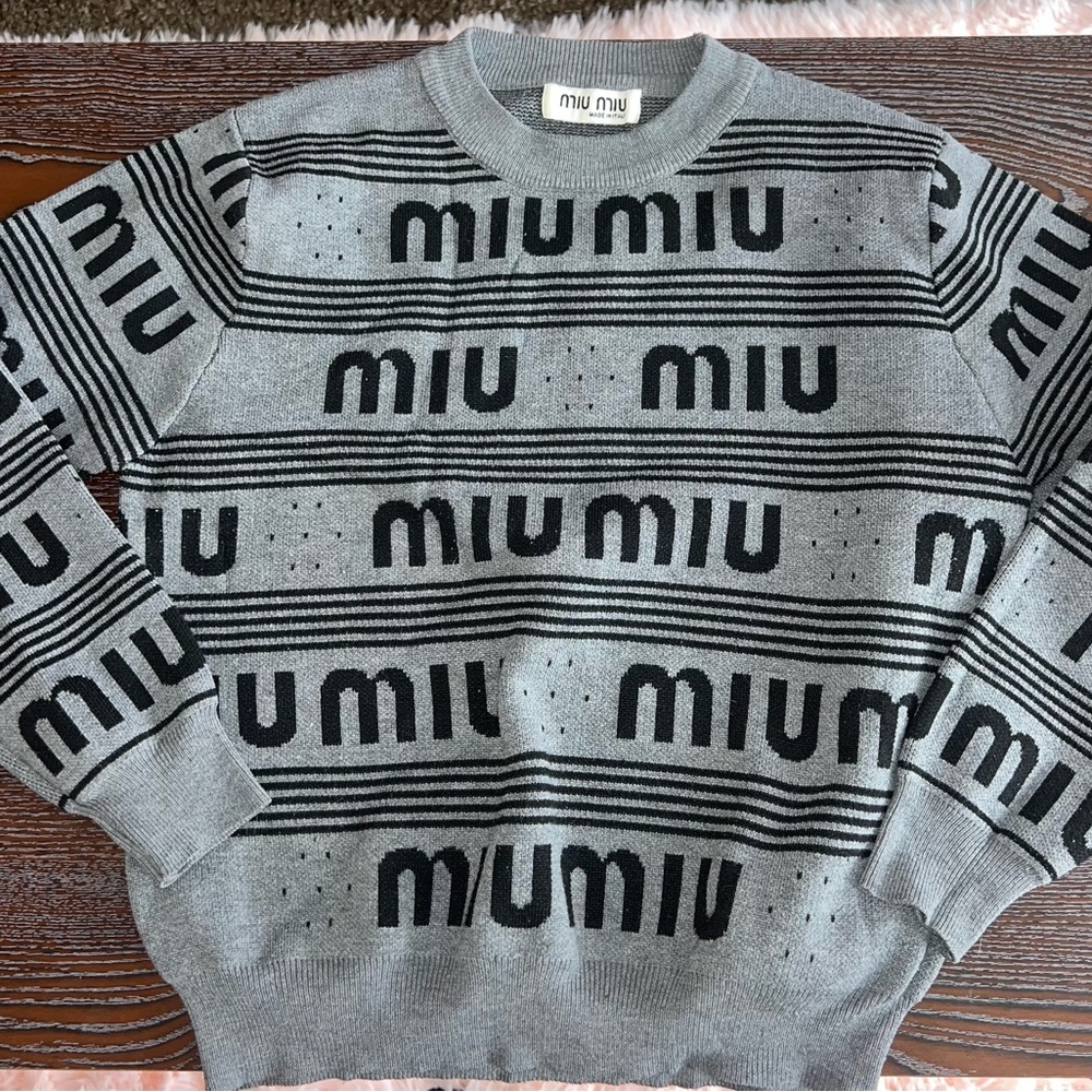 Miu Miu cashmere and wool sweater